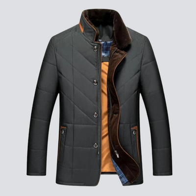 Solomon - Veste d'hiver pour homme avec col montant