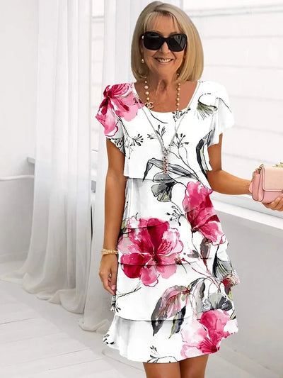 Émilie – Robe Maxi Élégante à Fleurs