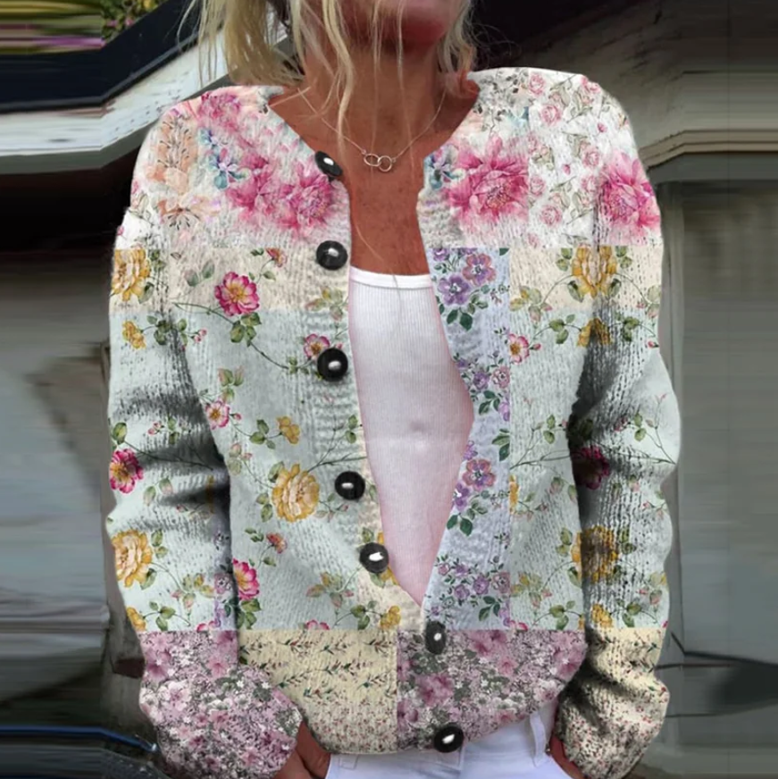 Lowri | Veste à imprimé floral