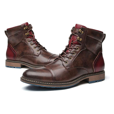 Lukas - Bottes Oxford classiques en cuir pour hommes