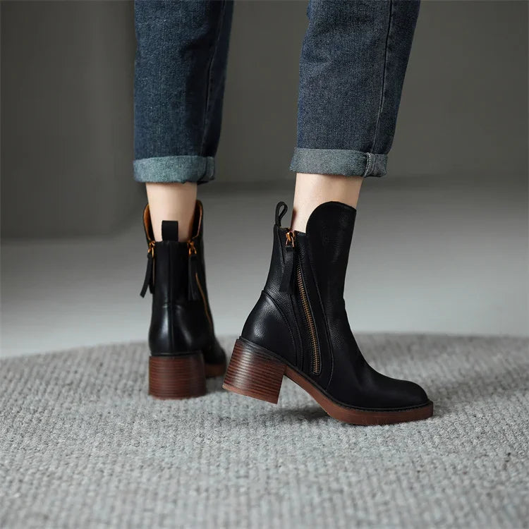 Grazia - Bottines en cuir