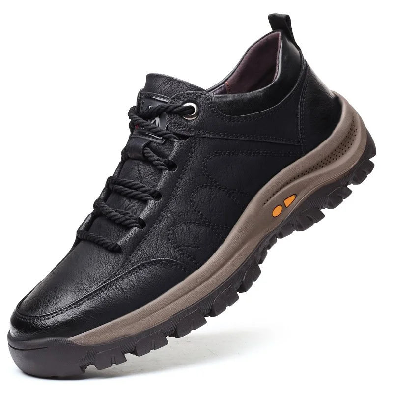 Gary™ -  Chaussures décontractées en cuir cousues main pour hommes