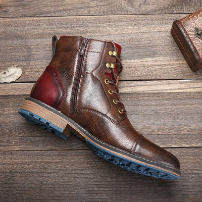 Lukas - Bottes Oxford classiques en cuir pour hommes